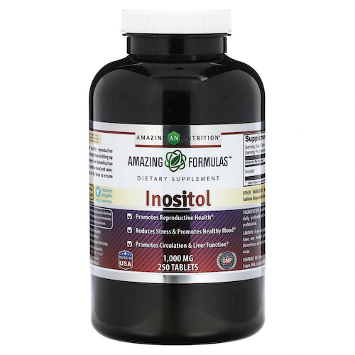 Amazing Nutrition, Инозитол, 1000 мг, 250 таблеток #1