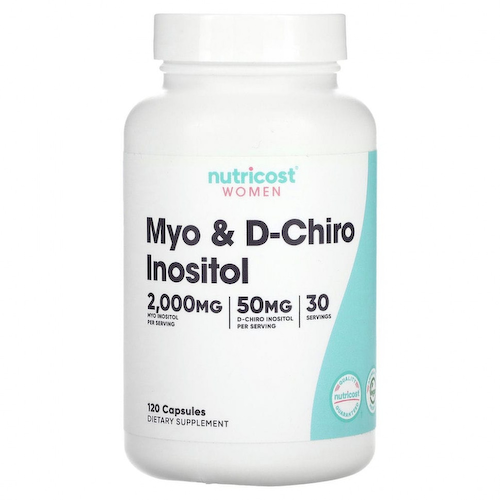 Nutricost, Для женщин, мио и D-хиро инозитол, 120 капсул #1