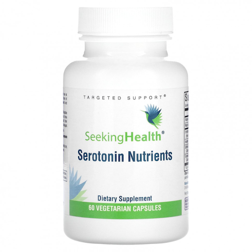Seeking Health, Serotonin Nutrients, 60 вегетарианских капсул #1