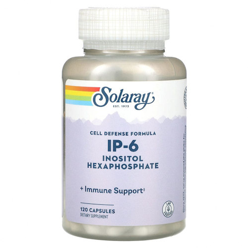 Solaray, IP-6 инозитол гексафосфат, 120 капсул #1