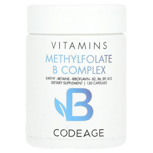 Codeage, Витамины, комплекс метилфолата группы B, 120 капсул #1