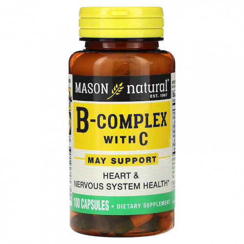 Mason Natural, B-комплекс с C, 100 капсул #1