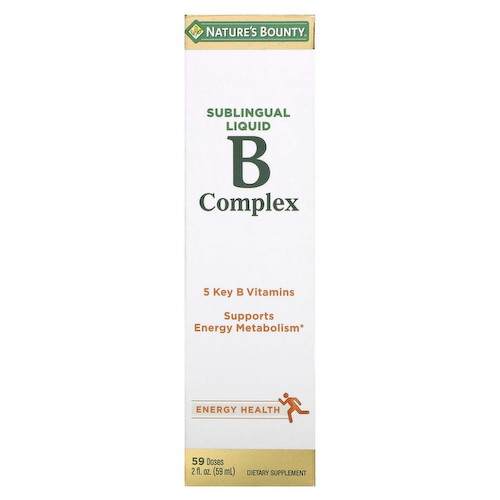 Nature's Bounty, B-Complex, жидкость под язык, 59 мл (2 жидкие унции) #1