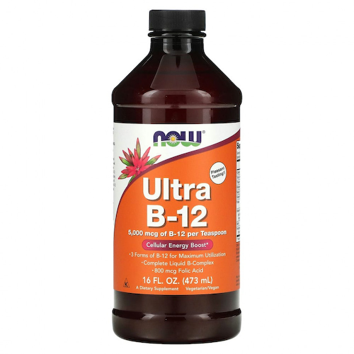 NOW Foods, Ultra B-12, 16 жидких унций (473 мл) #1
