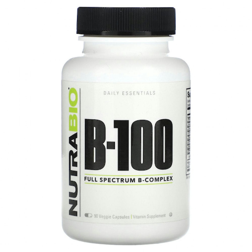 Nutrabio Labs, B-100`` 90 растительных капсул #1