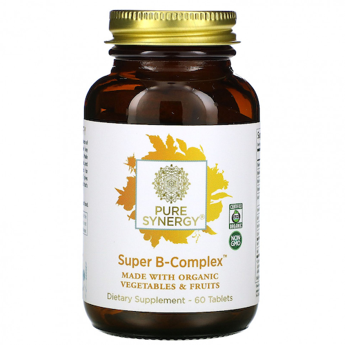 Pure Synergy, Organic Super B-Complex, 60 таблеток #1