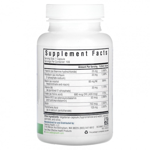 Seeking Health, B Complex MF`` 100 вегетарианских капсул #1