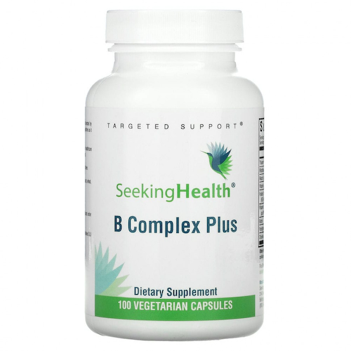 Seeking Health, B Complex Plus, 100 вегетарианских капсул #1