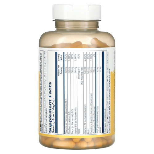Solaray, B-Complex 50, 250 вегетарианских капсул #1