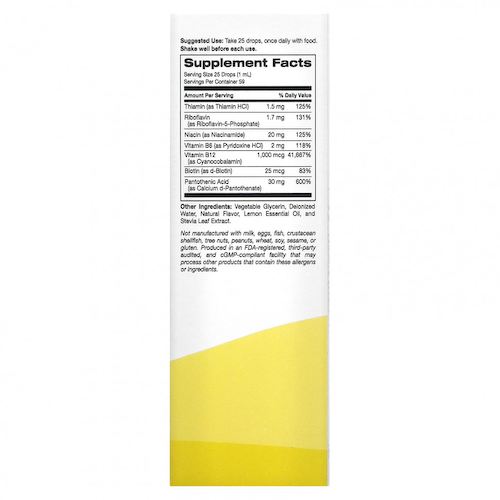 Super Nutrition, комплекс витаминов группы B, 59 мл (2 жидк. унции) #1