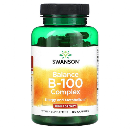 Swanson, Balance B-100 Complex, высокая эффективность, 100 капсул #1