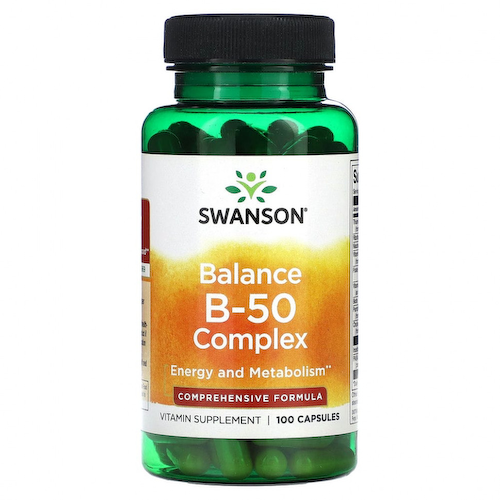Swanson, Balance B-50 Complex, 100 капсул #1