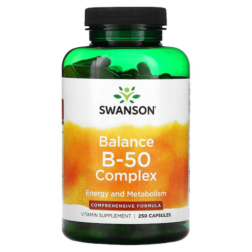 Swanson, Balance B-50 Complex, 250 капсул #1