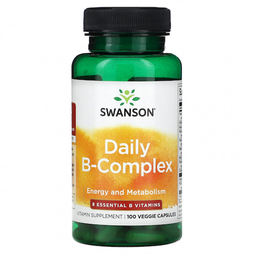 Swanson, Daily B-Complex, 100 растительных капсул #1