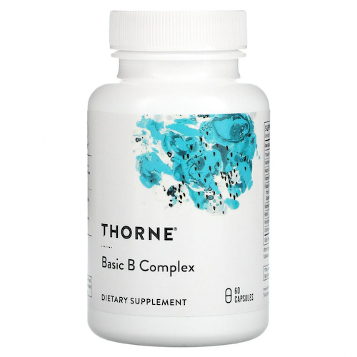 Thorne Research, комплекс основных витаминов группы B, 60 капсул #1