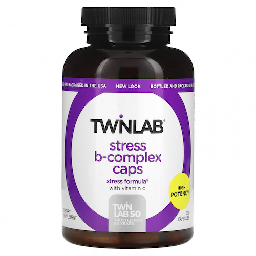 Twinlab, Stress B-Complex, капсулы, 250 капсул #1