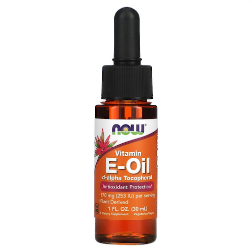NOW Foods, натуральное масло с витамином E, антиоксидантная защита, 30 мл (1 жидк. унция) #1