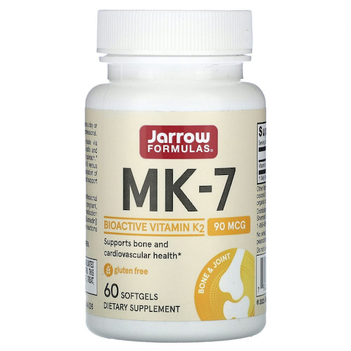 Jarrow Formulas, MK-7, 90 мкг, 60 капсул #1