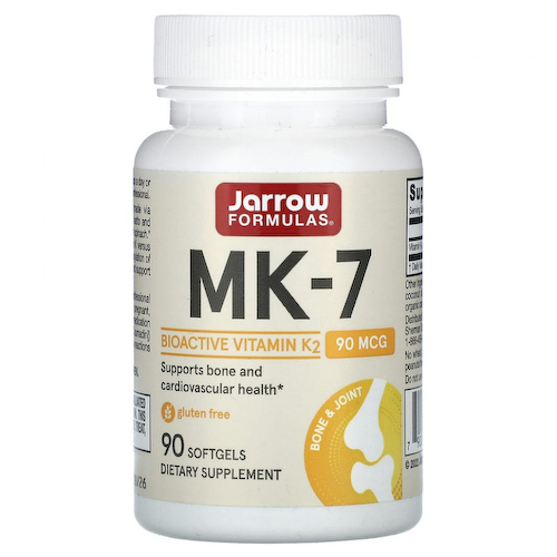 Jarrow Formulas, МК-7, 90 мкг, 90 мягких таблеток #1