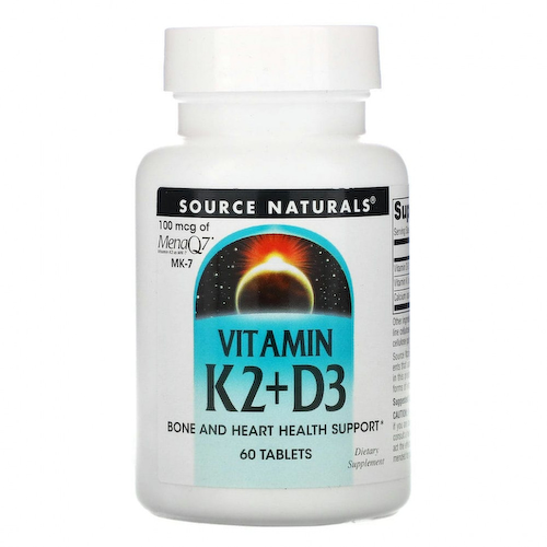 Source Naturals, витамин K2 и D3, 60 таблеток #1