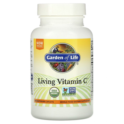 Garden of Life, Living Vitamin C, 60 растительных капсул #1