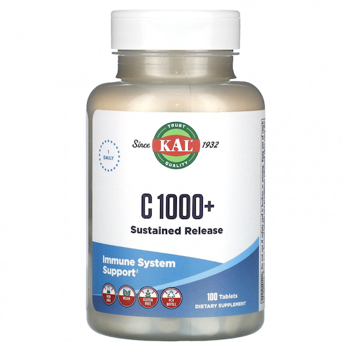 KAL, Устойчивое высвобождение C 1000+`` 100 таблеток #1