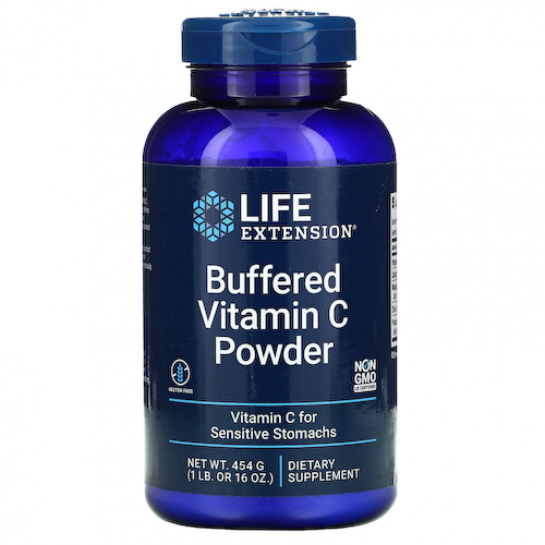Life Extension, буферизованный порошок витамина C, 454 г (16 унций) #1