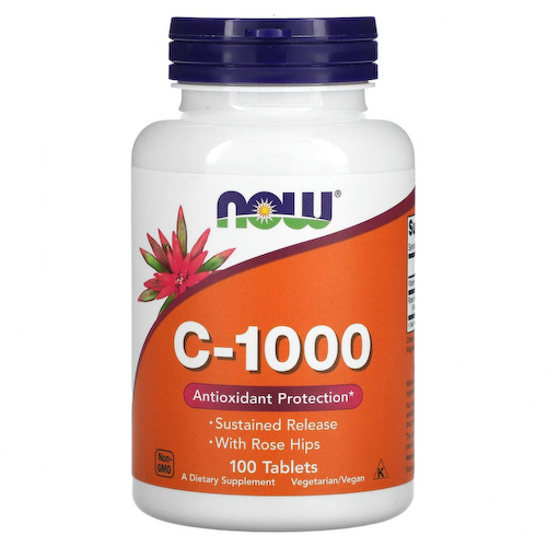 NOW Foods, C-1000, 100 таблеток #1