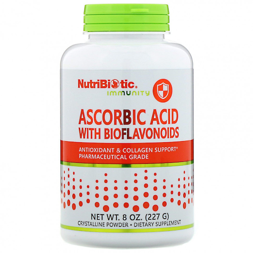 NutriBiotic, Immunity, аскорбиновая кислота с биофлавоноидами, кристаллический порошок, 227 г (8 унций) #1
