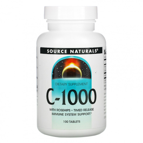 Source Naturals, C-1000, 100 таблеток #1