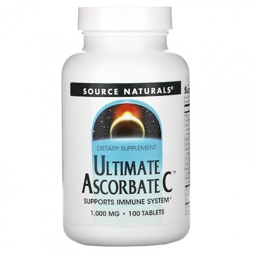 Source Naturals, Ultimate Ascorbate C, 1000 мг, 100 таблеток #1