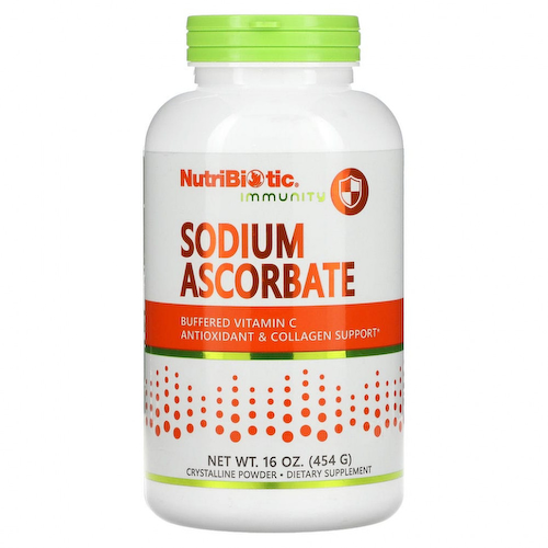 NutriBiotic, Immunity, аскорбат натрия, кристаллический порошок, 454 г (16 унций) #1
