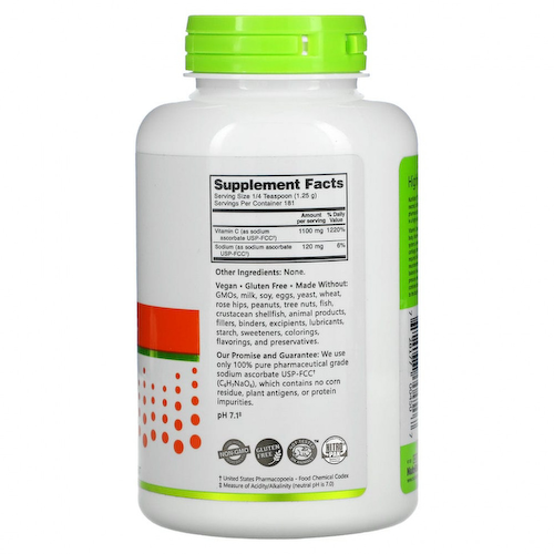 NutriBiotic, Immunity, аскорбат натрия, кристаллический порошок, 227 г (8 унций) #1