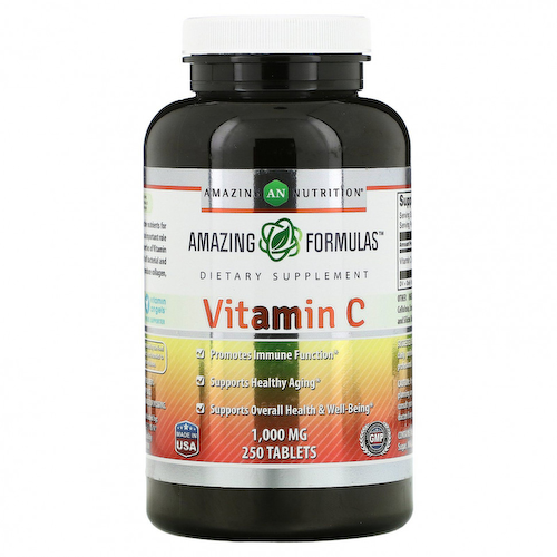 Amazing Nutrition, Витамин C, 1000 мг, 250 таблеток #1