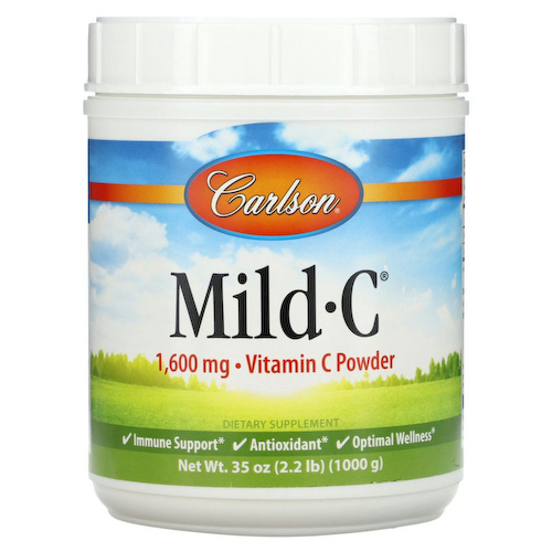 Carlson, Mild-C, Витамин C в кристаллах, 35 унций (1000 г) #1