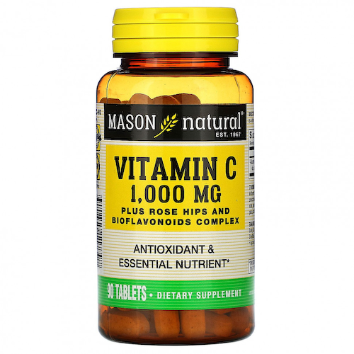 Mason Natural, Витамин C, 1000 мг, 90 таблеток #1