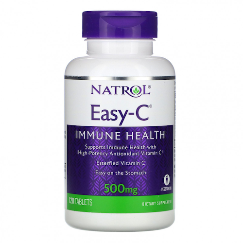 Natrol, Easy-C, 500 мг, 120 таблеток #1