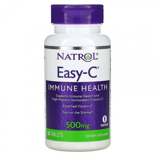 Natrol, Easy-C, 500 мг, 60 таблеток #1