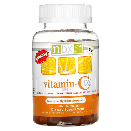 Natural Dynamix (NDX), Витамин C DX, 127 мг, 60 жевательных таблеток #1