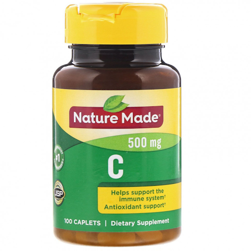 Nature Made, Витамин C, 500 мг, 100 капсул #1