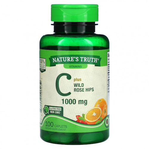 Nature's Truth, Витамин C и шиповник, 1000 мг, 100 капсул #1