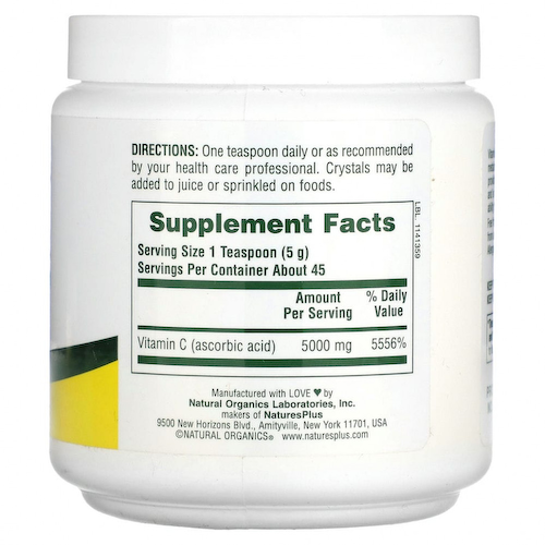 NaturesPlus, Микрокристаллы витамина C, 227 г (8 унций) #1