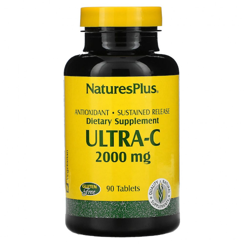 NaturesPlus, Ultra-C, 2000 мг, 90 таблеток #1