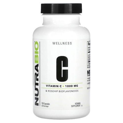 Nutrabio Labs, Витамин C, 1000 мг, 120 капсул #1