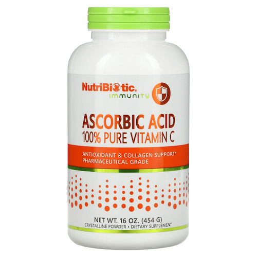 NutriBiotic, Immunity, аскорбиновая кислота, 100% чистый витамин C, 454 г (16 унций) #1