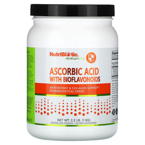NutriBiotic, Immunity, аскорбиновая кислота с биофлавоноидами, 1 кг (2,2 фунта) #1