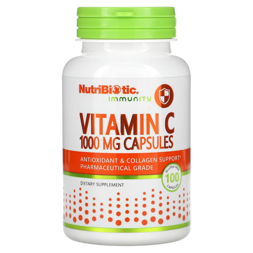 NutriBiotic, Immunity, витамин C, 1000 мг, 100 капсул без глютена #1
