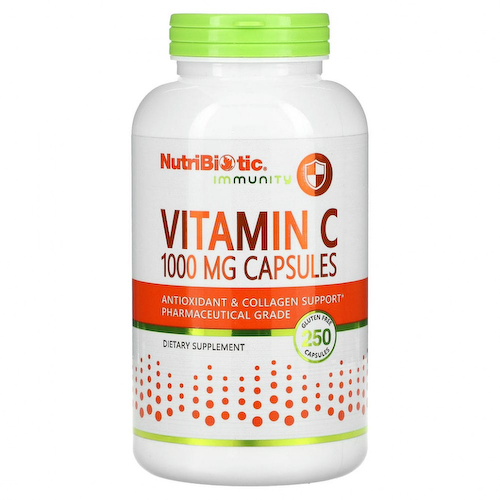 NutriBiotic, Immunity, витамин C, 1000 мг, 250 капсул #1