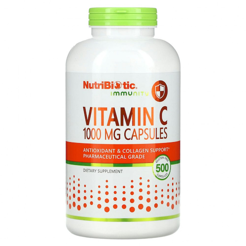 NutriBiotic, Витамин C, 1000 мг, 500 капсул #1