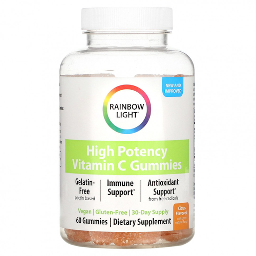 Rainbow Light, Жевательные мармеладки с витамином C, цитрусовые, 60 жевательных таблеток #1